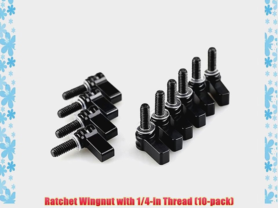 Ratchet Wingnut with 1/4-in Thread (10-pack)