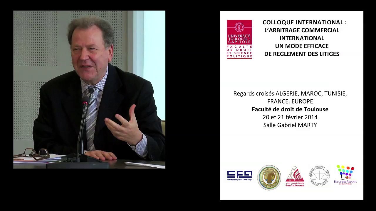 "Les défis de l’arbitrage commercial international", Mohamed EL MERNISSI, Professeur à la Faculté de droit de Casablanca et Président de la Cour d'arbitrage CCI Maroc