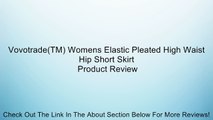 Vovotrade(TM) Womens Elastic Pleated High Waist Hip Short Skirt Review