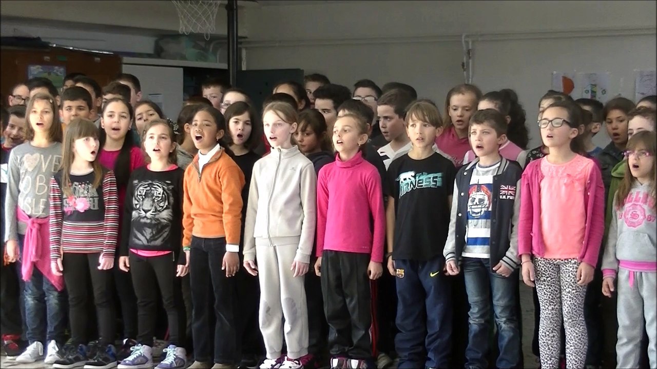 Ecole en choeur Académie de Grenoble - école Paul Bert de Saint Martin d'Hères
