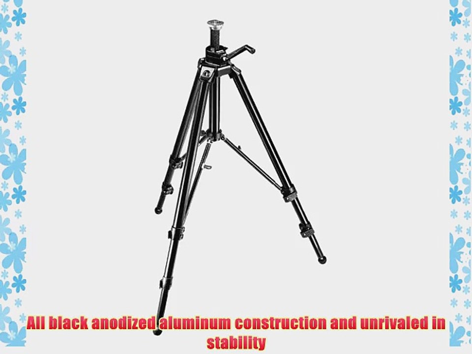 Manfrotto 475B Pro Geared Tripod without Head (Black) video Dailymotion