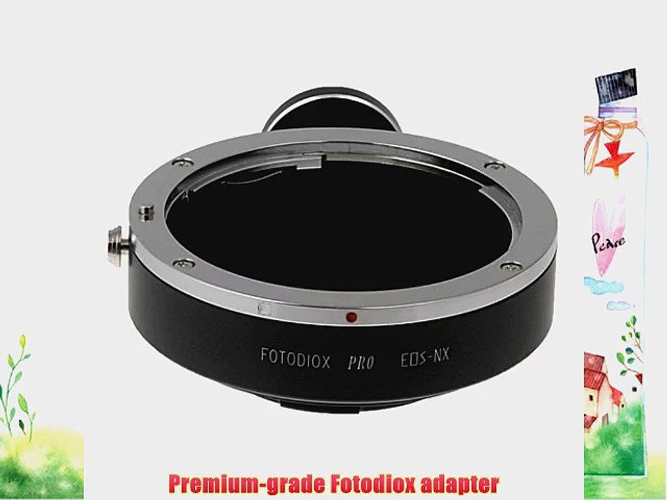 Fotodiox Lens Mount Adapter Canon EOS Lens to Samsung NX-Series Camera for Samsung NX5 NX10