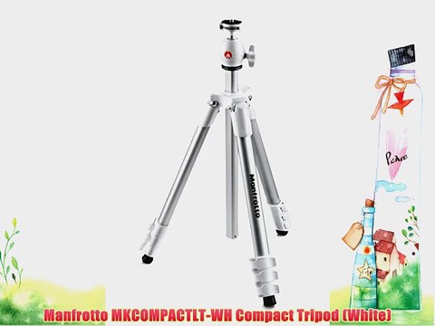 Manfrotto MKCOMPACTLT-WH Compact Tripod (White)