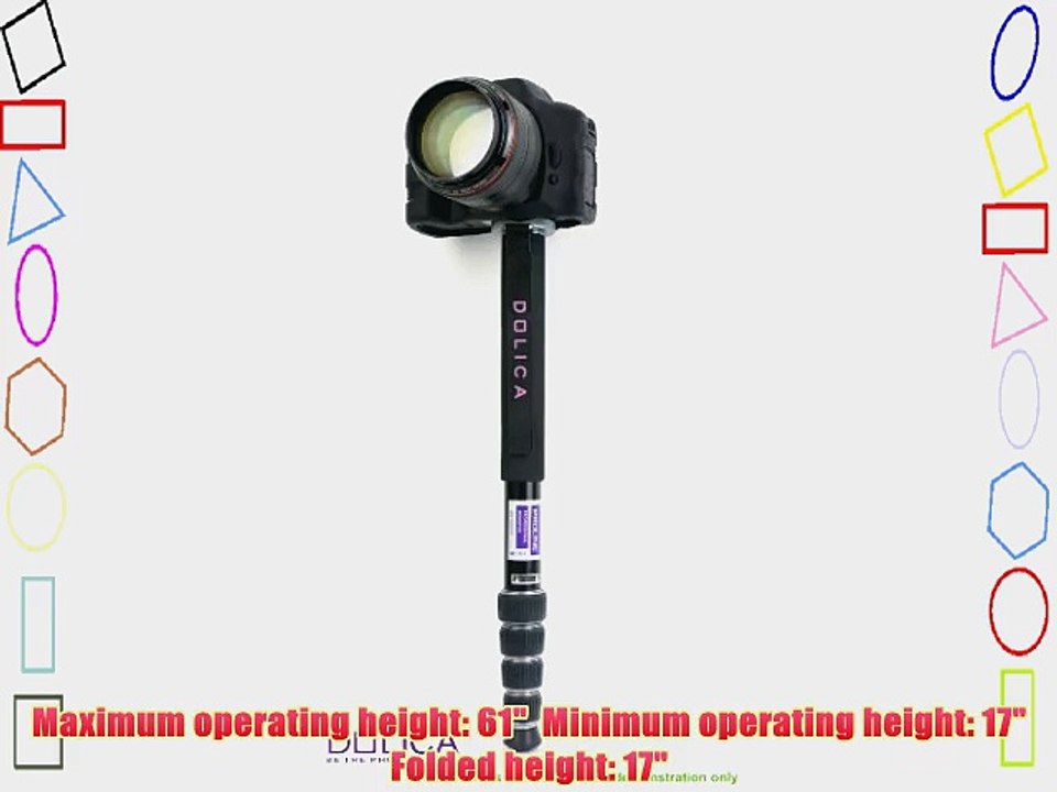 Dolica WT1010 61Inch UltraPremium Professional Monopod (Black