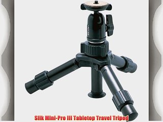 Slik Mini-Pro III Tabletop Travel Tripod