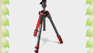 Manfrotto MKBFRA4R-BH BeFree Compact Aluminum Travel Tripod (Red)