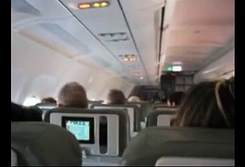 Flight Take Off - Inside Cabin View