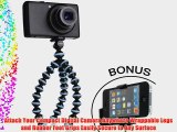 JOBY Gorillapod Flexible Tripod (Sky Blue) and a Bonus IVATION Universal Smartphone Tripod