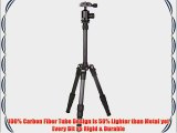 Polaroid Pro Series 55 Carbon Fiber Travel Tripod With Removable Ball head   Tripod Travelling