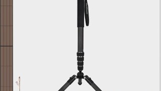 Varizoom Chicken Foot Carbon Fiber 4-Section Monopod with Fold-Down Tripod Foot