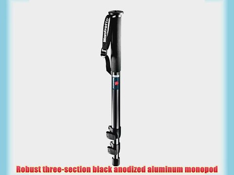 Manfrotto 681B Professional Aluminum Monopod (Black)