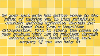 Hints On How To Get Safe Herniated Disc Relief With Chiropractic In Coquitlam, B. C