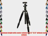 Giottos VGR8265-M2N VGR Classic 7-Layer 5-Section Carbon Fiber Tripod/Monopod with Ballhead