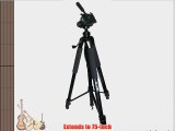 Zeikos ZE-TR125B 75-Inch Black Photo/Video Tripod Includes Deluxe Carrying Case. Can be Used