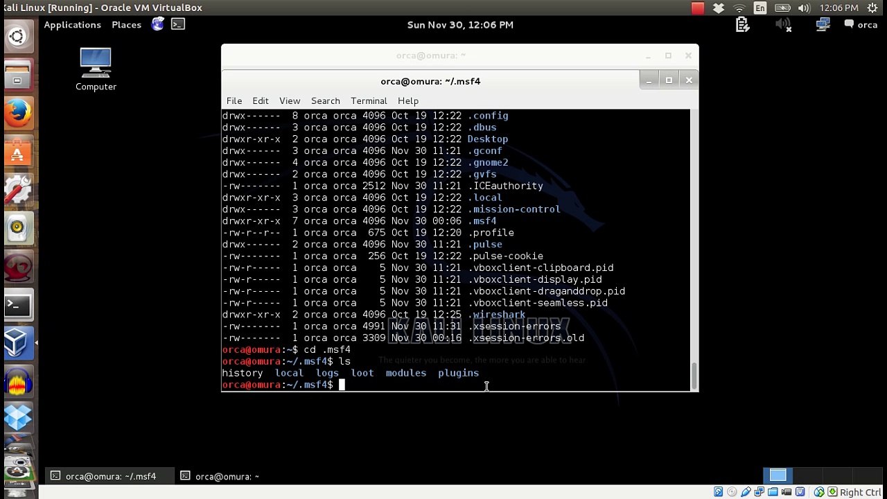 How to create a new Database and User in Postgresql  to run with Metasploit Framework