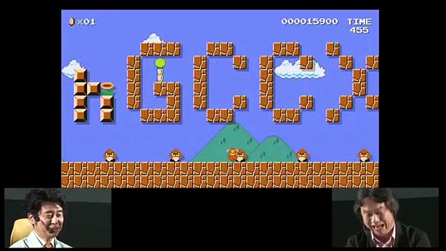 Quand Miyamoto n'arrive pas à terminer un niveau de Mario Maker