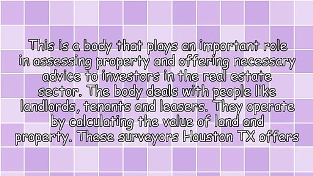 Services Provided By Surveyors Houston TX Has