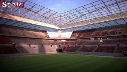 Geleceğin stadı şekilleniyor!