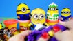 Play Doh Kinder Surprise Eggs Despicable Me Minions Toys Cookie Monster Cars 2 Mater Disney