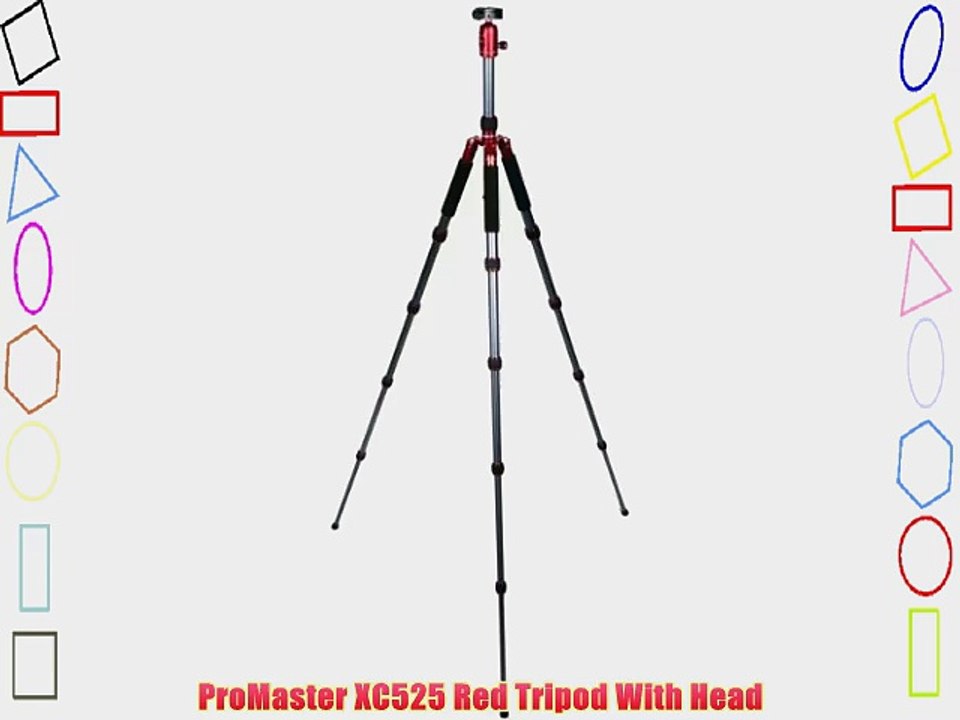 ProMaster XC525 Red Tripod With Head