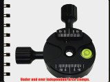 Desmond DBI-60 Bidirectional Double 90? Degree QR Clamp Arca-Swiss Compatible for Tripod Ball