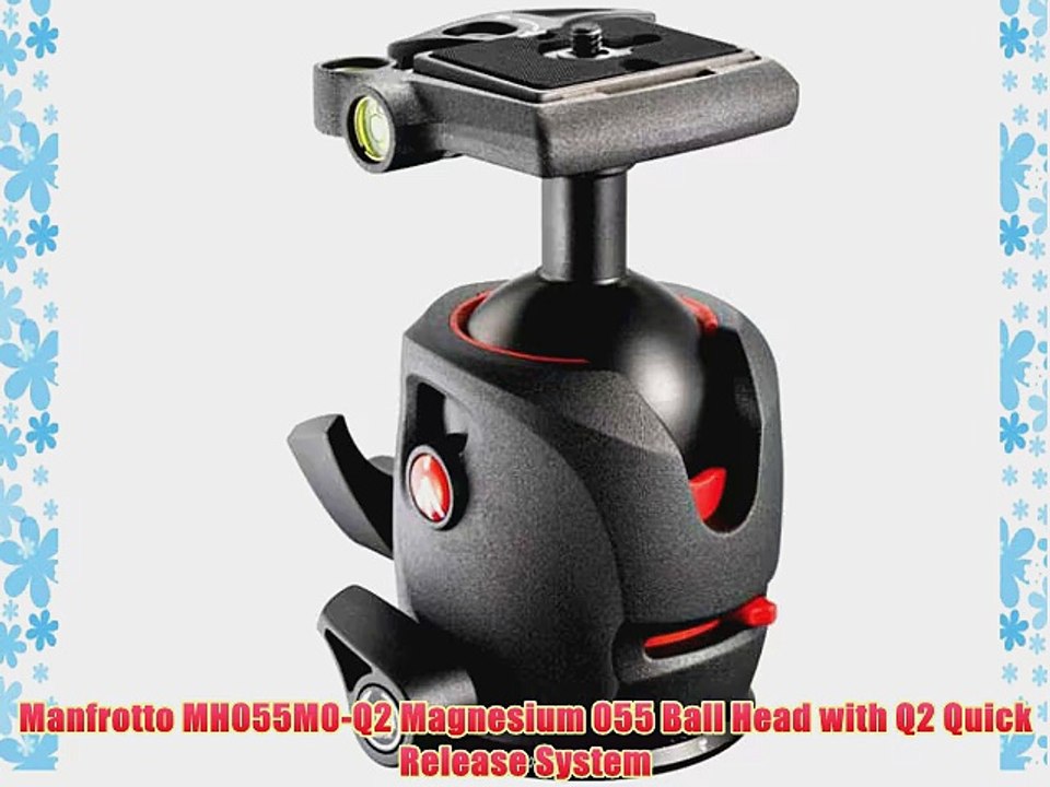 Manfrotto MH055M0-Q2 Magnesium 055 Ball Head with Q2 Quick Release System
