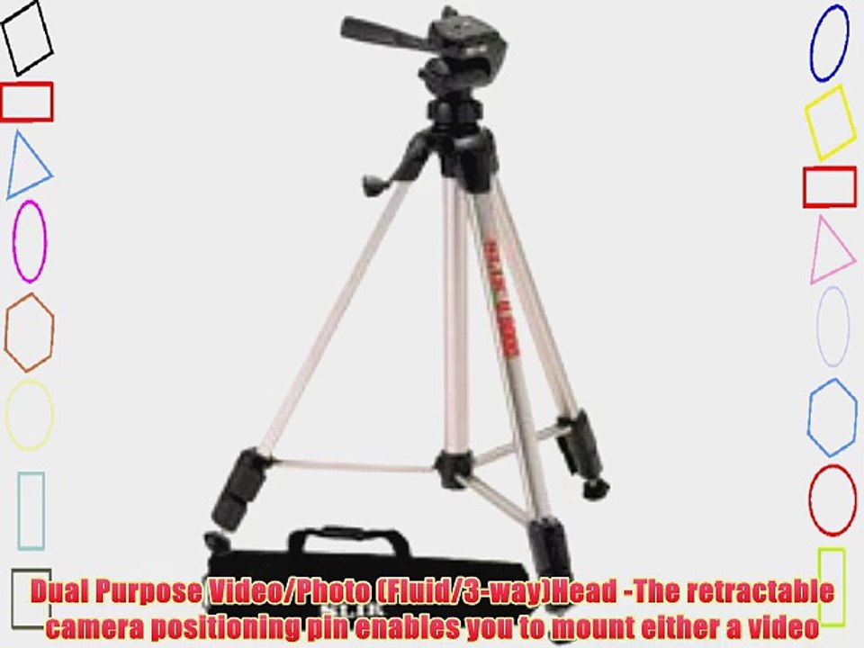 Slik U9000TBM U9000 Video Photo Tripod With Soft Carrying Case