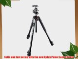 Manfrotto MK190XPRO3-BH3 Section Aluminum Tripod Column q90 Ball Head with Quick Release (Black)