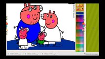 Peppa Pig en Español   La familia de Peppa Pig Juego de pintar ᴴᴰ ❤️ Juegos Para Niños y Niñas