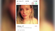 Hilary Duff goes on a tinder date