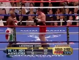 Oscar De La Hoya vs Floyd Mayweather Jr