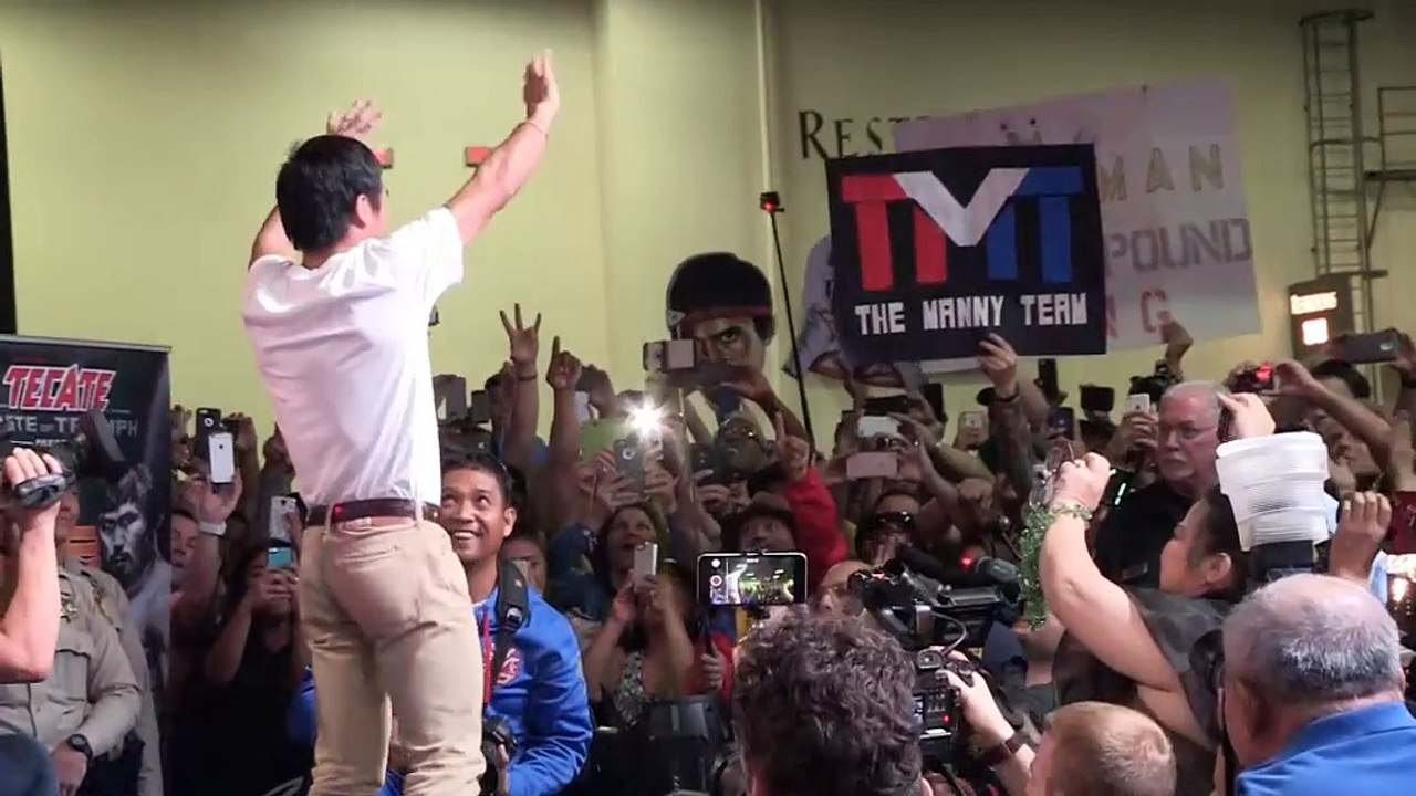 Boxen: Mayweather und Pacman stimmen sich ein