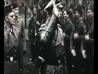 N S Le Mufti de Palestine inspecte une division Handschar bosniaque Jacques Letirailleur