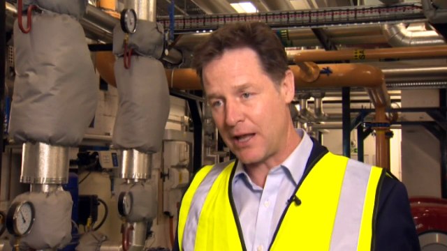 Clegg: Lib Dems will guarentee the safety of the economy
