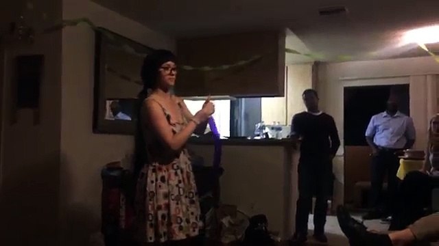 Kızdan İnanılmaz Balon Numarası