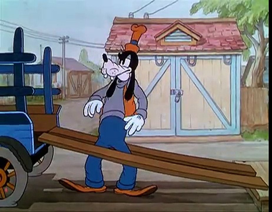 Mickey Mouse Cartoon - The Moving Day (1936) (Co-starring Donald and Goofy)