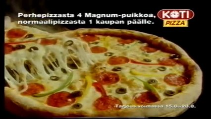MTV3 mainoksia Elokuulta 1997 # 4
