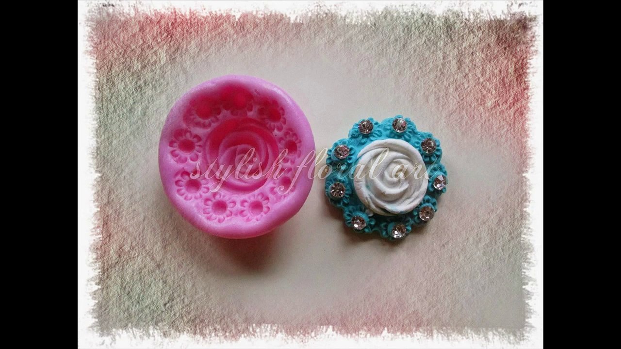 Flower Brooch Mold