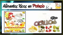 Lista de Alimentos Ricos en Potasio, Frutas con Potasio, Comidas Ricas en Potasio