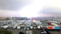 New York Tornado as it Hits South Brooklyn Port  (NWS Confirmed Tornado)