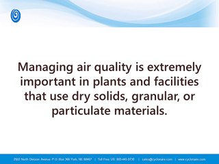Managing Air Quality with Dust Collectors
