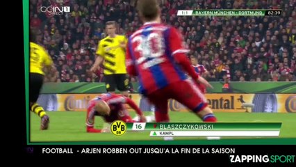 Coup dur pour le Bayern Munich, Arjen Robben absent jusqu'à la fin de la saison