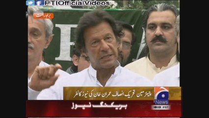Chairman PTI Imran Khan Press Conference Islamabad 29 April 2015