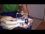 Motor casero de imán y pilas