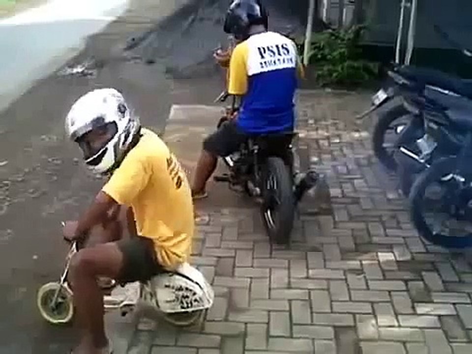 Drag Race Funny Drag Race Mini MotorCycle