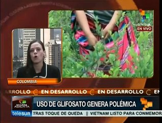 A partir del año 2000 se intensificó el uso del glifosato en Colombia