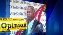 LE COMBATTANT REX KAZADI A KINSHASA SUR TÉLÉ 50