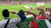 Algérie vs Russie 2014 avec les supporters algériens dans le stade