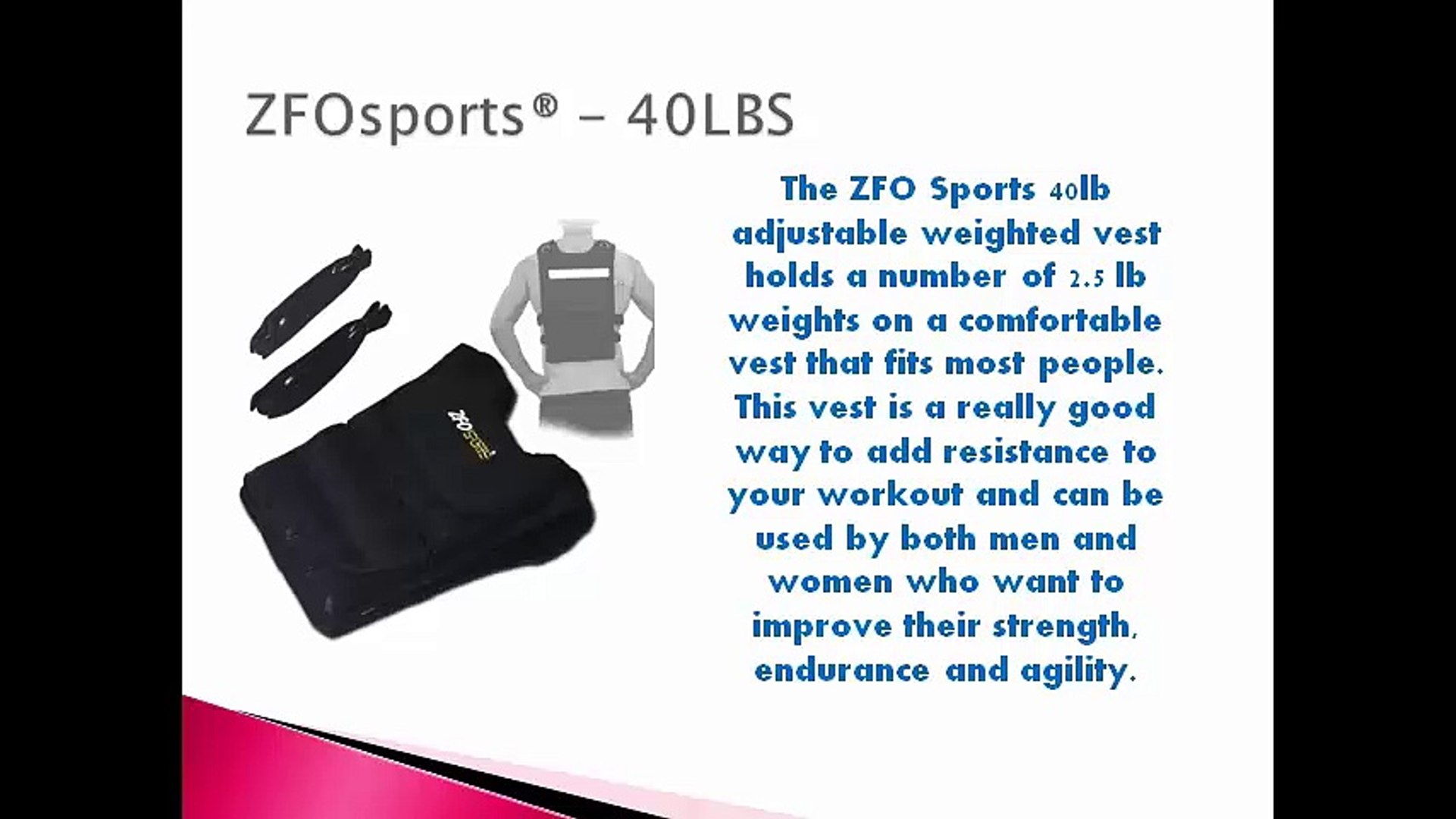 ZFO Sports Weight Vest Instructions - video Dailymotion