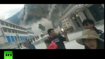Avalanche of dust Survivor captures moment Nepal’s 7.8 quake hits Tibet (VIDEO)